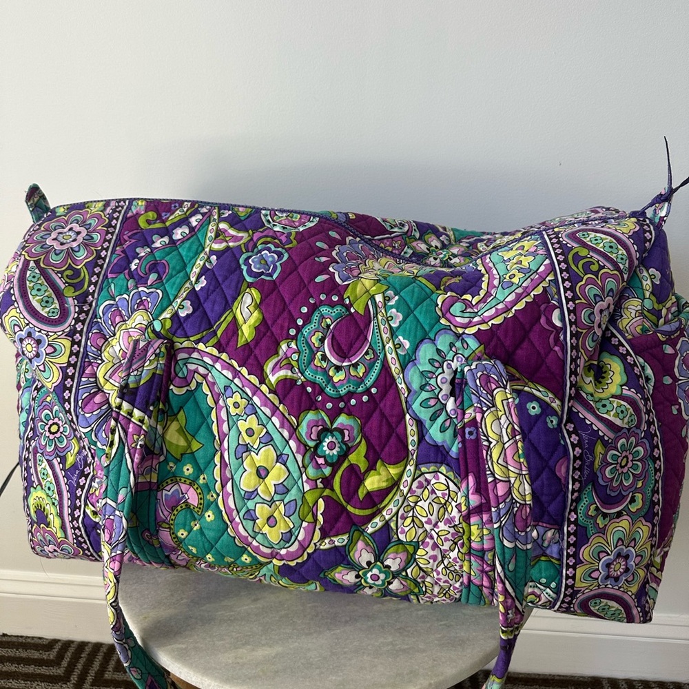 Vera Bradley Large Duffel Bag (Heather Paisley)